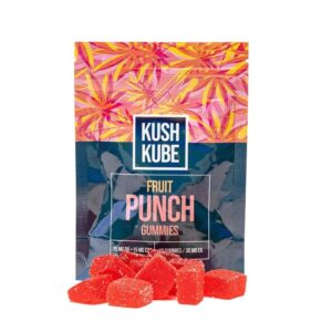 Kush Kube Delta 9 + CBD Gummies – Fruit Punch